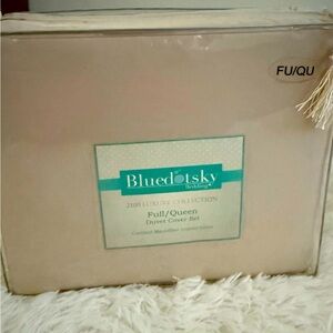 Queen Cream Duvet Cover Set New